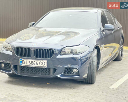 Синий БМВ 5 Серия, объемом двигателя 3 л и пробегом 197 тыс. км за 15500 $, фото 5 на Automoto.ua