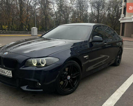 Синий БМВ 5 Серия, объемом двигателя 3 л и пробегом 197 тыс. км за 15500 $, фото 2 на Automoto.ua