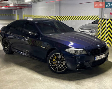 Синий БМВ 5 Серия, объемом двигателя 3 л и пробегом 225 тыс. км за 15800 $, фото 1 на Automoto.ua