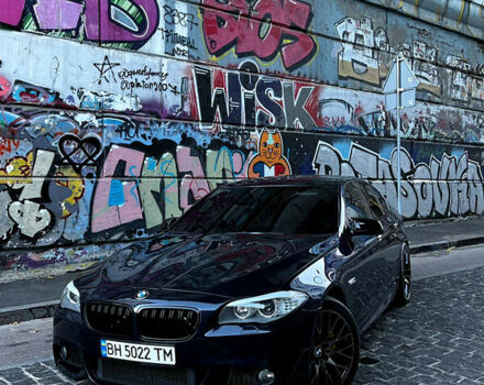 Синий БМВ 5 Серия, объемом двигателя 3 л и пробегом 225 тыс. км за 15800 $, фото 2 на Automoto.ua