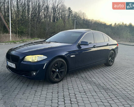 Синий БМВ 5 Серия, объемом двигателя 2 л и пробегом 156 тыс. км за 12999 $, фото 2 на Automoto.ua