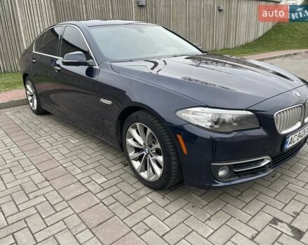 Синій БМВ 5 Серія, об'ємом двигуна 2 л та пробігом 140 тис. км за 14950 $, фото 1 на Automoto.ua
