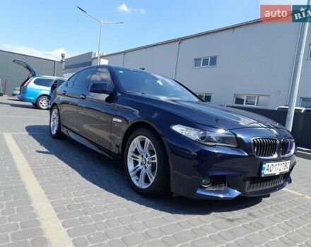 Синій БМВ 5 Серія, об'ємом двигуна 2 л та пробігом 222 тис. км за 16500 $, фото 1 на Automoto.ua