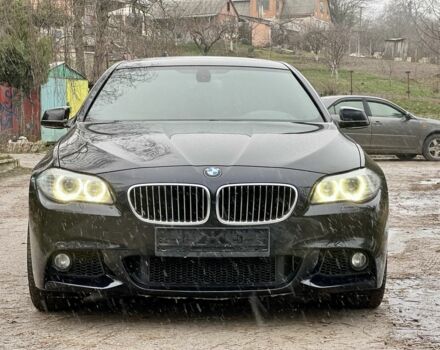 Синий БМВ 5 Серия, объемом двигателя 3 л и пробегом 215 тыс. км за 12400 $, фото 3 на Automoto.ua