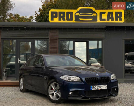 Синій БМВ 5 Серія, об'ємом двигуна 2 л та пробігом 186 тис. км за 13900 $, фото 1 на Automoto.ua