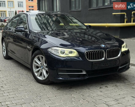 Синій БМВ 5 Серія, об'ємом двигуна 2 л та пробігом 220 тис. км за 16700 $, фото 1 на Automoto.ua