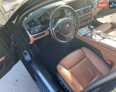 БМВ 5 Серія 2014 у Чернігові на Automoto.ua Синій БМВ 5 Серія, об'ємом двигуна 3 л та пробігом 90 тис. км за 28900 $, фото 23 на Automoto.ua