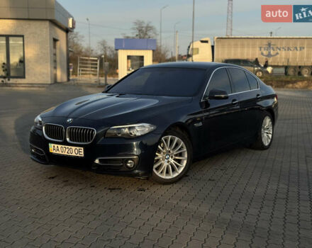 Синій БМВ 5 Серія, об'ємом двигуна 2 л та пробігом 197 тис. км за 18900 $, фото 1 на Automoto.ua
