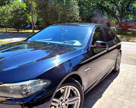 Синій БМВ 5 Серія, об'ємом двигуна 2 л та пробігом 250 тис. км за 18700 $, фото 1 на Automoto.ua