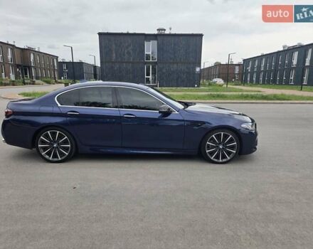 Синий БМВ 5 Серия, объемом двигателя 2 л и пробегом 103 тыс. км за 20700 $, фото 2 на Automoto.ua