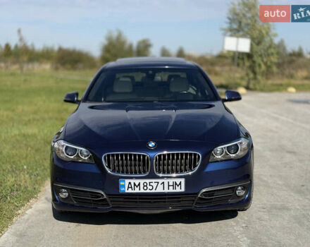 Синий БМВ 5 Серия, объемом двигателя 2.98 л и пробегом 183 тыс. км за 15500 $, фото 11 на Automoto.ua