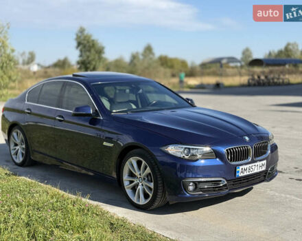Синий БМВ 5 Серия, объемом двигателя 2.98 л и пробегом 183 тыс. км за 15500 $, фото 13 на Automoto.ua