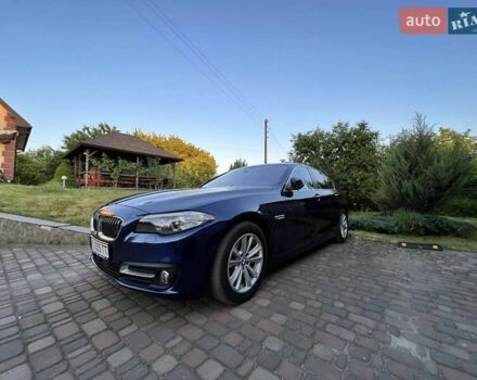 Синий БМВ 5 Серия, объемом двигателя 3 л и пробегом 225 тыс. км за 23000 $, фото 1 на Automoto.ua