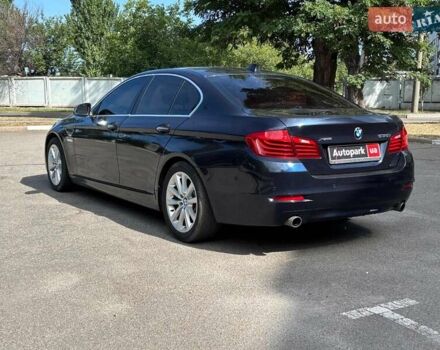 Синий БМВ 5 Серия, объемом двигателя 3 л и пробегом 132 тыс. км за 20490 $, фото 2 на Automoto.ua