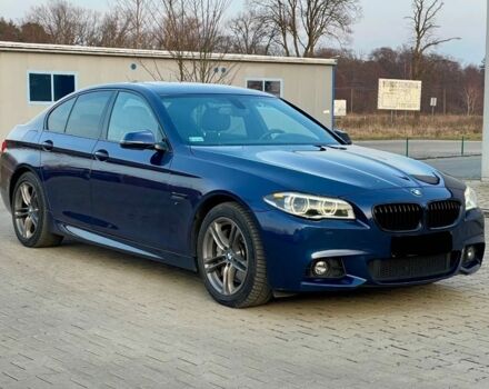 Синий БМВ 5 Серия, объемом двигателя 3 л и пробегом 125 тыс. км за 15200 $, фото 1 на Automoto.ua