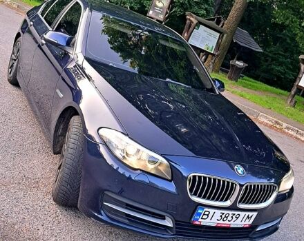 Синий БМВ 5 Серия, объемом двигателя 2 л и пробегом 245 тыс. км за 19900 $, фото 1 на Automoto.ua