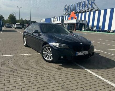 Синій БМВ 5 Серія, об'ємом двигуна 2 л та пробігом 133 тис. км за 15250 $, фото 1 на Automoto.ua