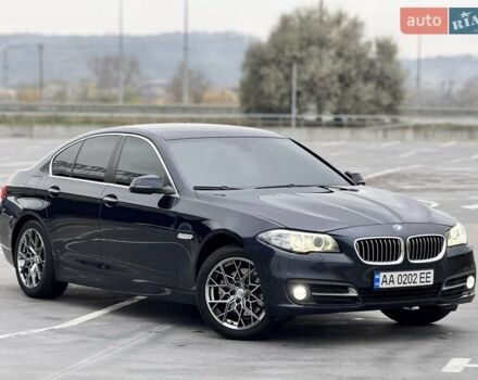 Синий БМВ 5 Серия, объемом двигателя 2 л и пробегом 187 тыс. км за 15999 $, фото 2 на Automoto.ua