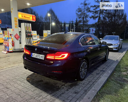 Синій БМВ 5 Серія, об'ємом двигуна 3 л та пробігом 100 тис. км за 32300 $, фото 2 на Automoto.ua