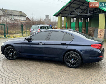 Синий БМВ 5 Серия, объемом двигателя 2 л и пробегом 81 тыс. км за 26500 $, фото 2 на Automoto.ua