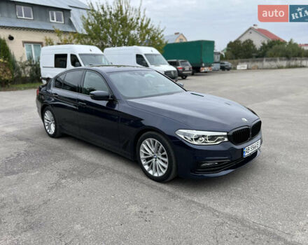 Синій БМВ 5 Серія, об'ємом двигуна 3 л та пробігом 197 тис. км за 30900 $, фото 1 на Automoto.ua