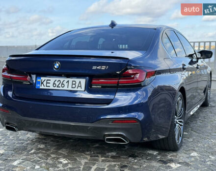 Синій БМВ 5 Серія, об'ємом двигуна 3 л та пробігом 98 тис. км за 28299 $, фото 12 на Automoto.ua