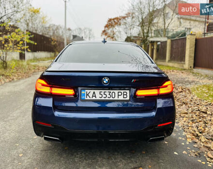 Синій БМВ 5 Серія, об'ємом двигуна 3 л та пробігом 170 тис. км за 37700 $, фото 10 на Automoto.ua