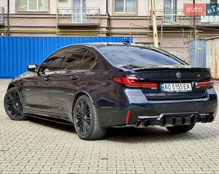 Синій БМВ 5 Серія, об'ємом двигуна 3 л та пробігом 155 тис. км за 32500 $, фото 2 на Automoto.ua