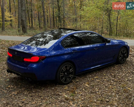 Синий БМВ 5 Серия, объемом двигателя 3 л и пробегом 93 тыс. км за 33900 $, фото 3 на Automoto.ua