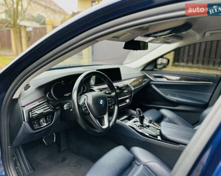 Синій БМВ 5 Серія, об'ємом двигуна 3 л та пробігом 170 тис. км за 37700 $, фото 20 на Automoto.ua