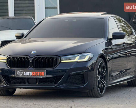 Синий БМВ 5 Серия, объемом двигателя 3 л и пробегом 138 тыс. км за 39500 $, фото 3 на Automoto.ua