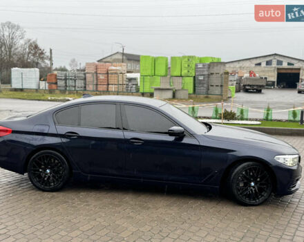 Синий БМВ 5 Серия, объемом двигателя 2 л и пробегом 81 тыс. км за 26500 $, фото 3 на Automoto.ua