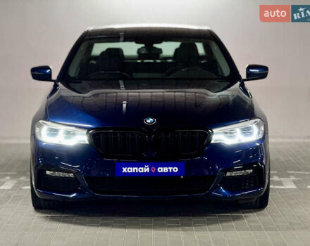 Синий БМВ 5 Серия, объемом двигателя 3 л и пробегом 171 тыс. км за 33999 $, фото 1 на Automoto.ua