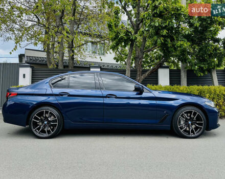 Синий БМВ 5 Серия, объемом двигателя 3 л и пробегом 169 тыс. км за 35900 $, фото 2 на Automoto.ua