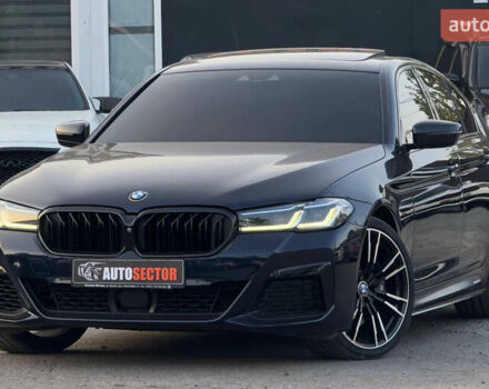 Синий БМВ 5 Серия, объемом двигателя 3 л и пробегом 138 тыс. км за 39500 $, фото 1 на Automoto.ua