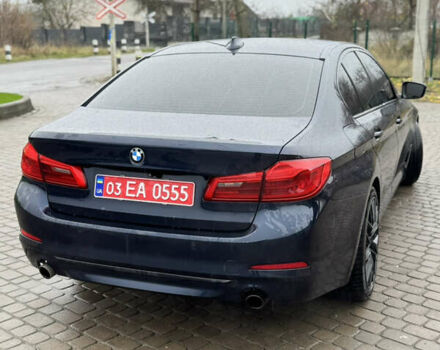 Синий БМВ 5 Серия, объемом двигателя 2 л и пробегом 81 тыс. км за 26500 $, фото 4 на Automoto.ua