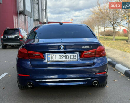 Синій БМВ 5 Серія, об'ємом двигуна 2 л та пробігом 97 тис. км за 29999 $, фото 7 на Automoto.ua