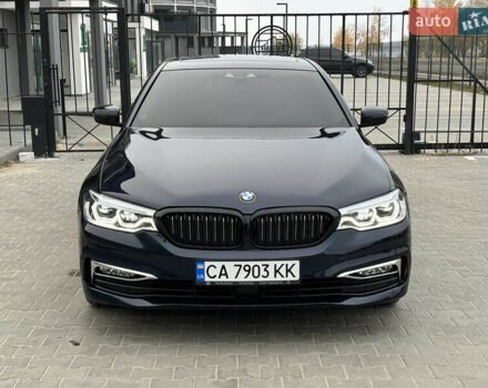 Синий БМВ 5 Серия, объемом двигателя 2 л и пробегом 191 тыс. км за 27900 $, фото 1 на Automoto.ua