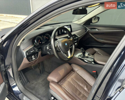 Синий БМВ 5 Серия, объемом двигателя 2 л и пробегом 191 тыс. км за 27900 $, фото 3 на Automoto.ua