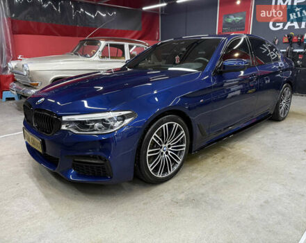 Синій БМВ 5 Серія, об'ємом двигуна 3 л та пробігом 148 тис. км за 47500 $, фото 1 на Automoto.ua