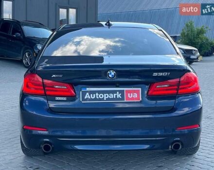 Синий БМВ 5 Серия, объемом двигателя 2 л и пробегом 63 тыс. км за 32890 $, фото 5 на Automoto.ua
