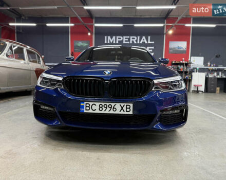 Синій БМВ 5 Серія, об'ємом двигуна 3 л та пробігом 148 тис. км за 47500 $, фото 11 на Automoto.ua