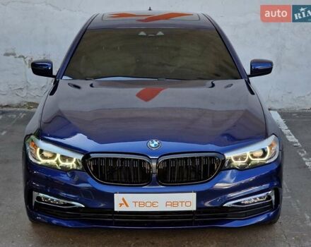 Синий БМВ 5 Серия, объемом двигателя 2 л и пробегом 202 тыс. км за 24490 $, фото 3 на Automoto.ua