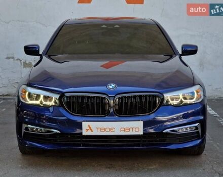 Синий БМВ 5 Серия, объемом двигателя 2 л и пробегом 202 тыс. км за 24490 $, фото 2 на Automoto.ua