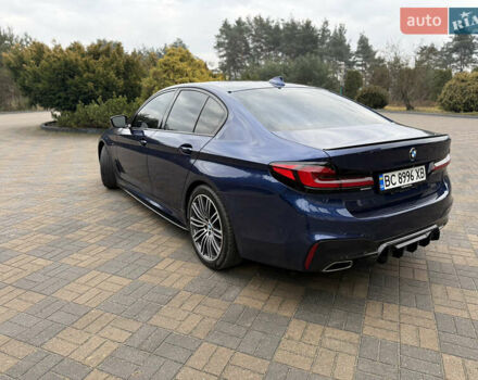 Синій БМВ 5 Серія, об'ємом двигуна 3 л та пробігом 148 тис. км за 47500 $, фото 15 на Automoto.ua