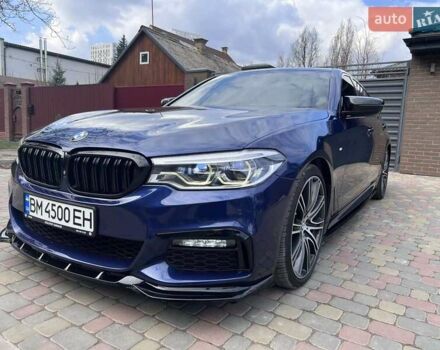 Синий БМВ 5 Серия, объемом двигателя 3 л и пробегом 90 тыс. км за 41999 $, фото 1 на Automoto.ua