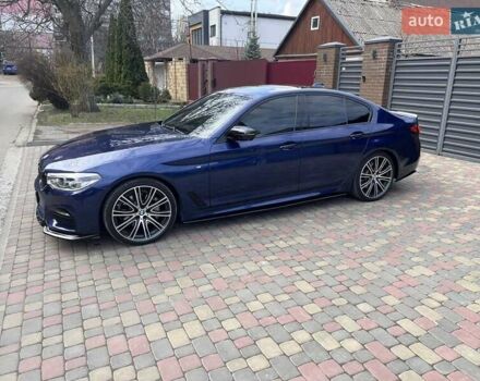 Синий БМВ 5 Серия, объемом двигателя 3 л и пробегом 90 тыс. км за 41999 $, фото 3 на Automoto.ua