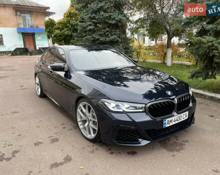 Синий БМВ 5 Серия, объемом двигателя 2 л и пробегом 82 тыс. км за 34000 $, фото 3 на Automoto.ua