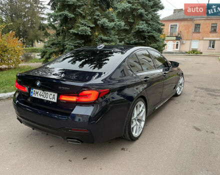 Синий БМВ 5 Серия, объемом двигателя 2 л и пробегом 82 тыс. км за 34000 $, фото 10 на Automoto.ua