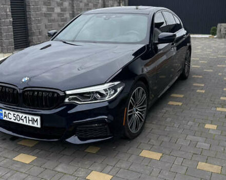 Синій БМВ 5 Серія, об'ємом двигуна 3 л та пробігом 97 тис. км за 45000 $, фото 1 на Automoto.ua